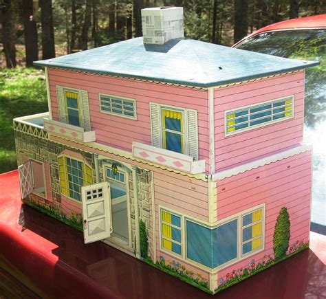 Vintage 1950s Metal Dollhouse for sale 